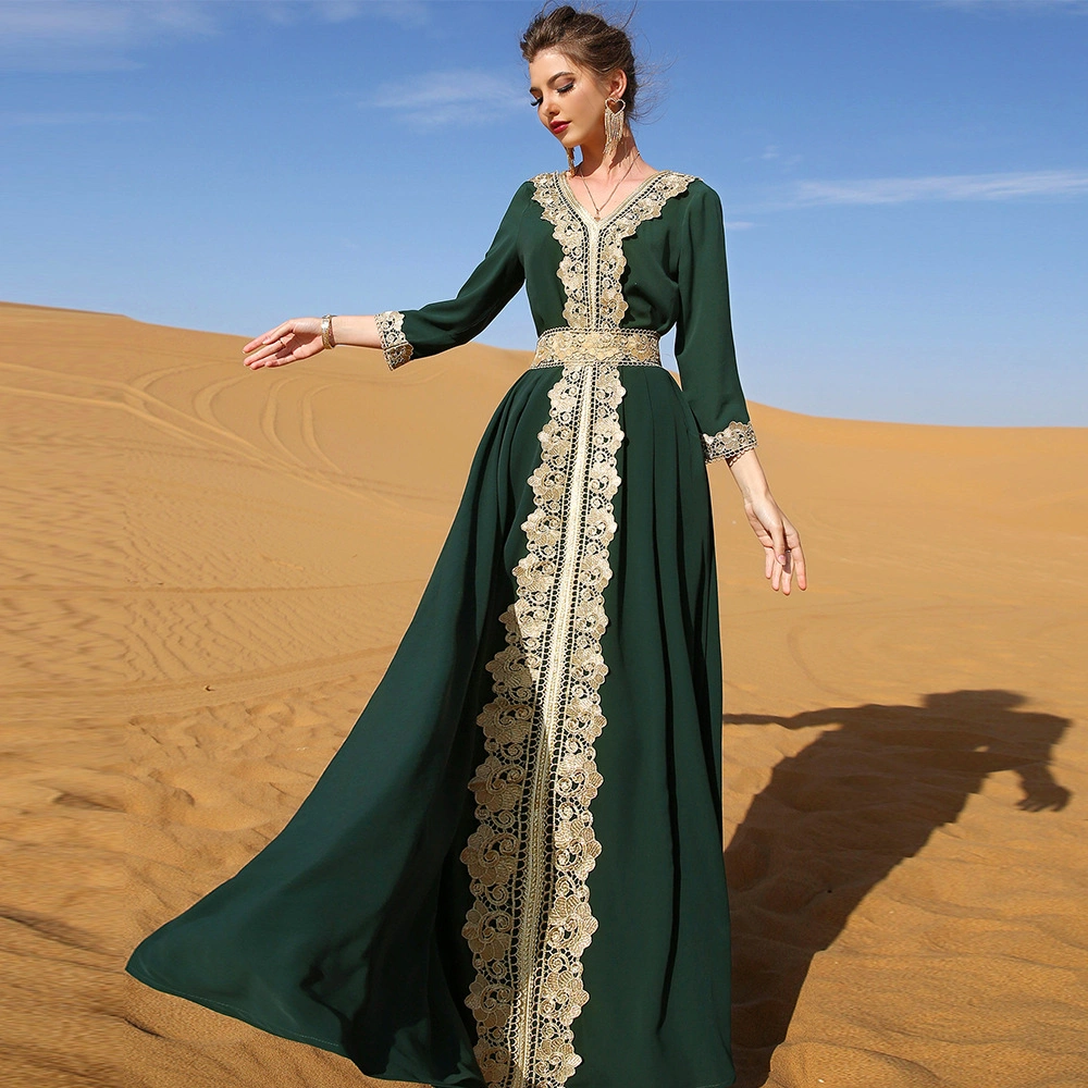 Muslim Dress Ladies Open Robe Women Muslim Dress Muslim Women′s Dress