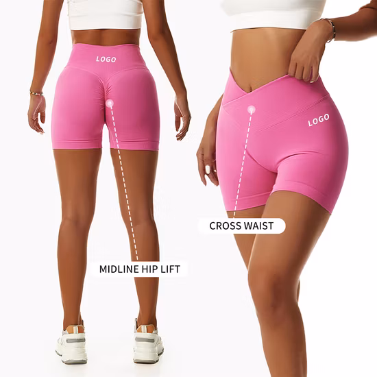 XXL Peach Buttock Lifting Yoga Gym Wear Elastic Cross High