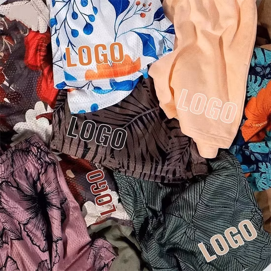 ODM Double Layer Sublimation Plain Polyester Street Wear Plus Size Gym Blank Basketball Custom Mesh Herren Shorts