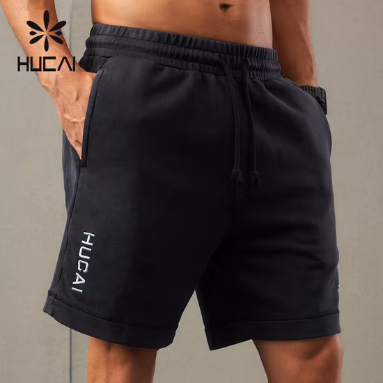 Maßgeschneiderte, lässige, leistungsstarke, elastische, modische Handytaschen-Bund-Streetstyle-Workout-2-in-1-Innenshorts für Herren