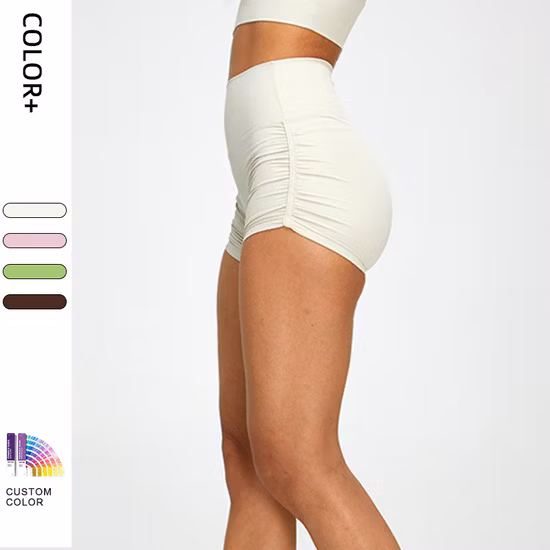 Großhandel OEM/ODM Frauen Workout Custom Gym Wear Active Sports Laufen Fitness Yoga Fahrrad Radfahren Workout Athletic Shorts mit Taschen