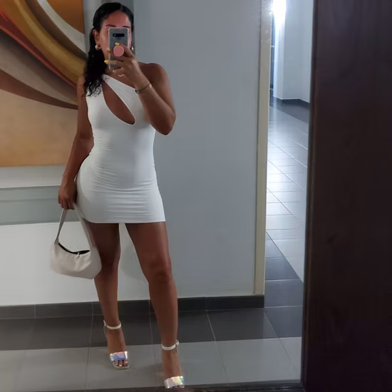 Sommerlicher schlichter Hintern